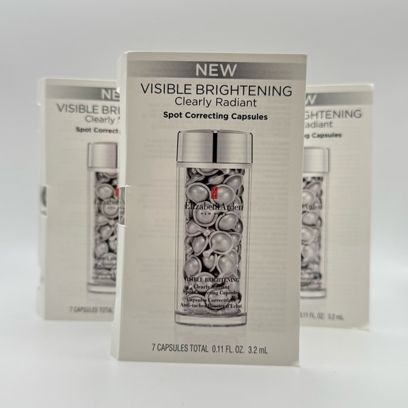 Elizabeth Arden Other - x3 Elizabeth Arden Brightening Clearly Radiant Capsules 7 Ct Mini Travel Size